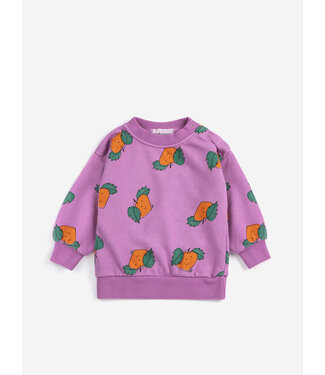 Bobo Choses Tangerine all over sweatshirt baby  by Bobo Choses