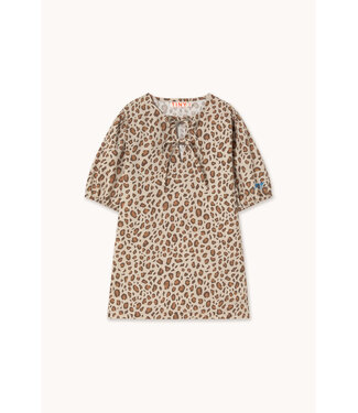 Tiny Cottons Animal Print Bows Dress  by Tiny Cottons