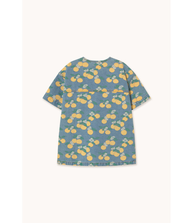 Oranges Denim Dress  by Tiny Cottons