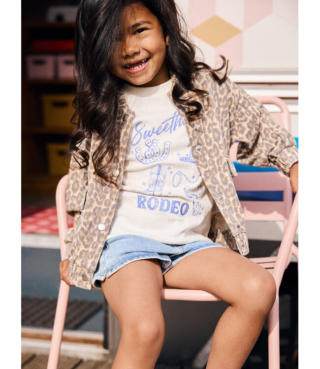 Sweat Jacket Print Sandshell by Daily7