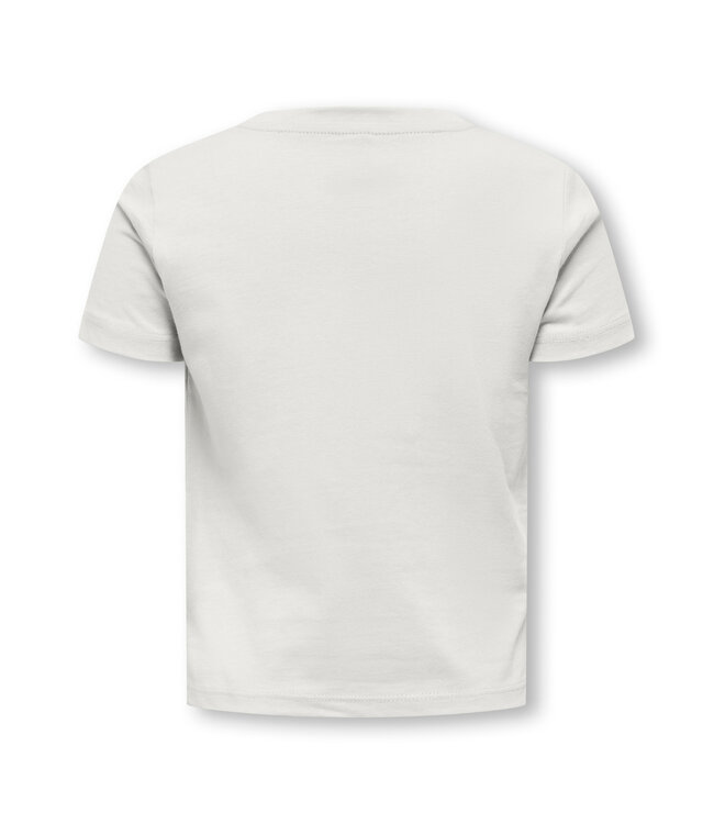 KMGVEGA LIFE SS REG EMB TEE BOX JRS NOOS Cloud Dancer EMB Ice Cream by Kids Only