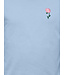 KMGVEGA LIFE SS REG EMB TEE BOX JRS NOOS Soft Chambray EMB. Flower by Kids Only
