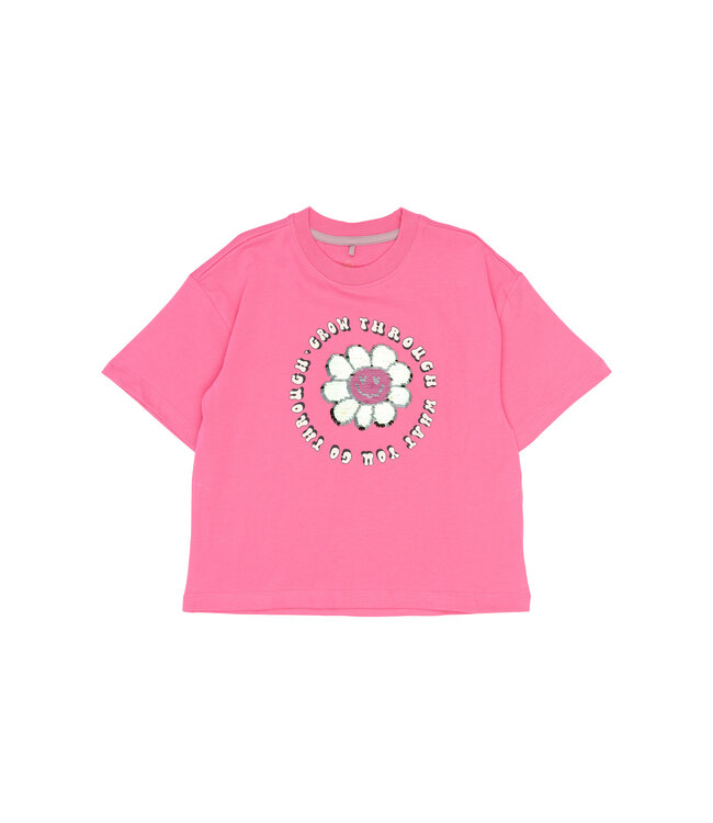 TNSkye OS S_S Tee Carmine Rose by The New