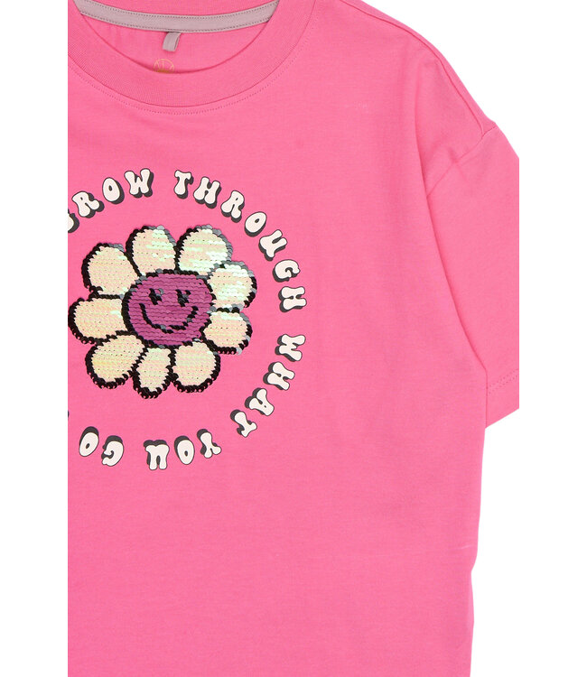 TNSkye OS S_S Tee Carmine Rose by The New