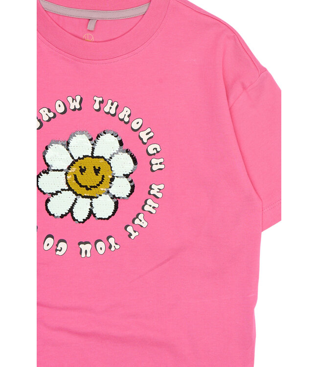 TNSkye OS S_S Tee Carmine Rose by The New