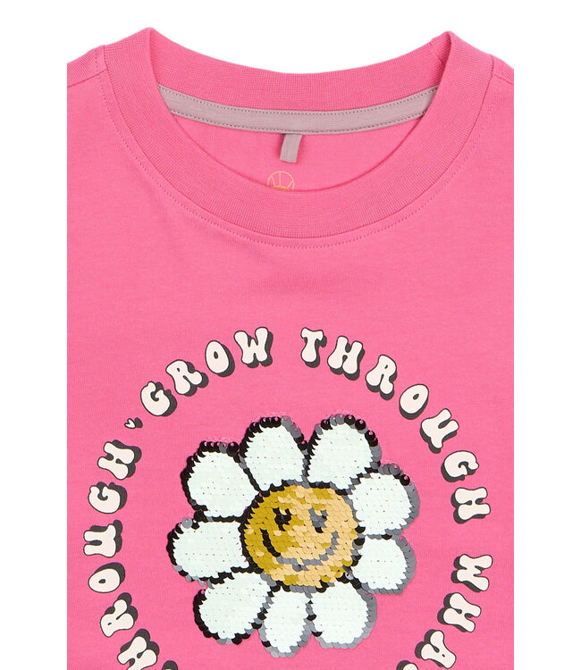 TNSkye OS S_S Tee Carmine Rose by The New