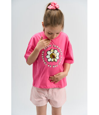 The New TNSkye OS S_S Tee Carmine Rose by The New