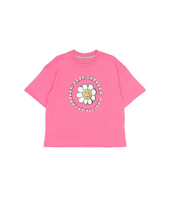 TNSkye OS S_S Tee Carmine Rose by The New