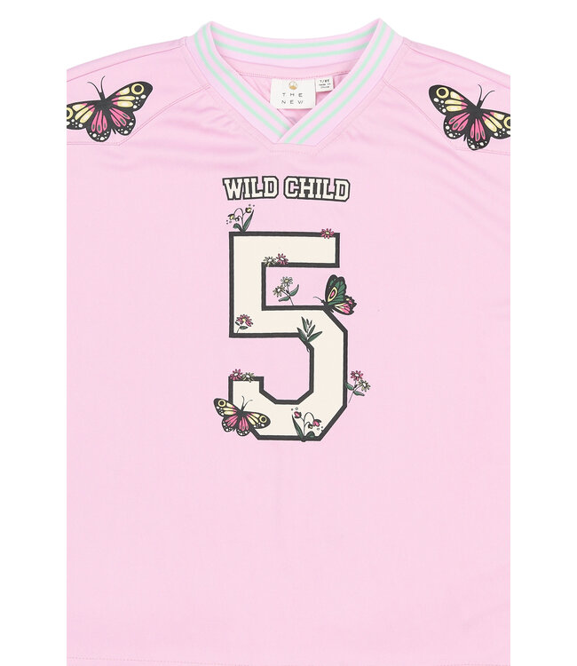 TNSports OS S_S Tee Silver Pink by The New