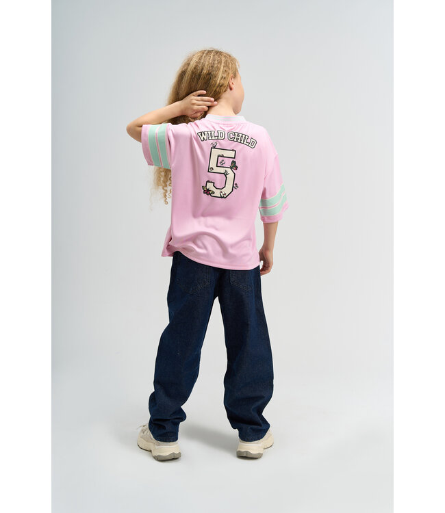 TNSports OS S_S Tee Silver Pink by The New