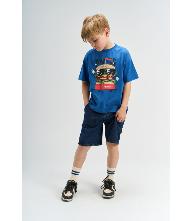 TNSteve OS S_S Tee True Blue by The New