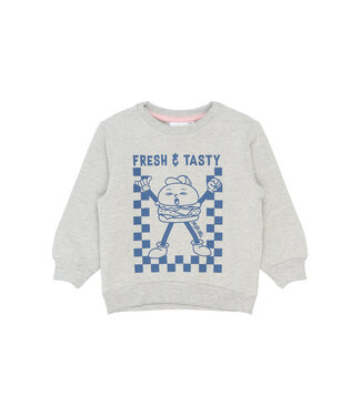 The New TNSTSamy Sweatshirt Light Grey Melange by The New