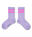 Petit Blush Sport Socks  Violet / Neon Pink by Petit Blush