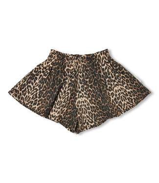 Petit Blush Ruffle Short Leopard AOP by Petit Blush
