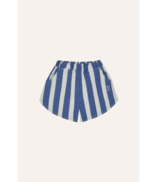 The Campamento Blue Stripes Washed Shorts BLUE by the Campamento