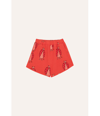 The Campamento Ladybug Allover Shorts RED by the Campamento