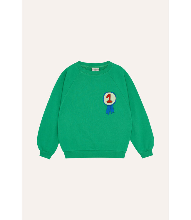 Number One Sweatshirt GREEN by the Campamento