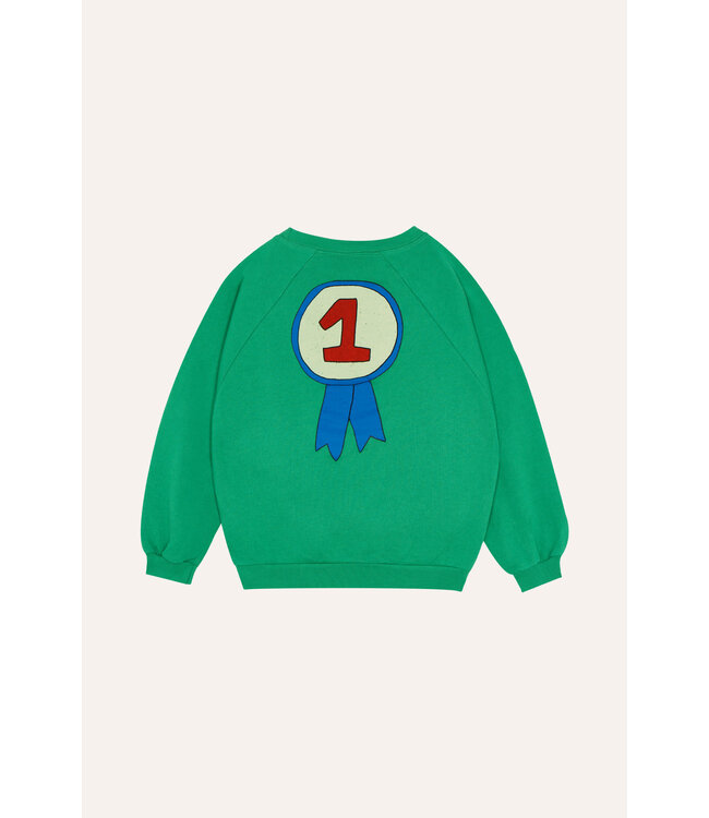 Number One Sweatshirt GREEN by the Campamento