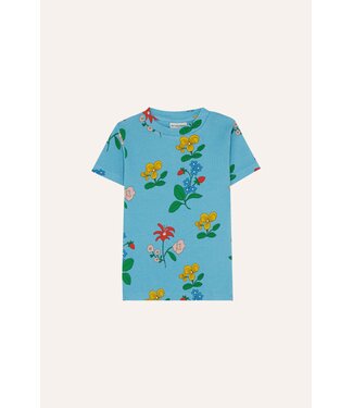 The Campamento Flowers Allover Tshirt BLUE by the Campamento