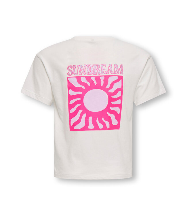 KOGRUTH SUN LIFE S/S TOP BOX CS JRS Cloud Dancer Back Sundream/Orchid Bloom/PinkGlo by Kids Only