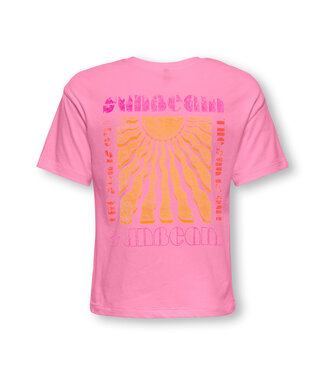 Kids Only KOGRUTH SUN LIFE S/S TOP BOX CS JRS Begonia Pink Back Sunbeam by Kids Only
