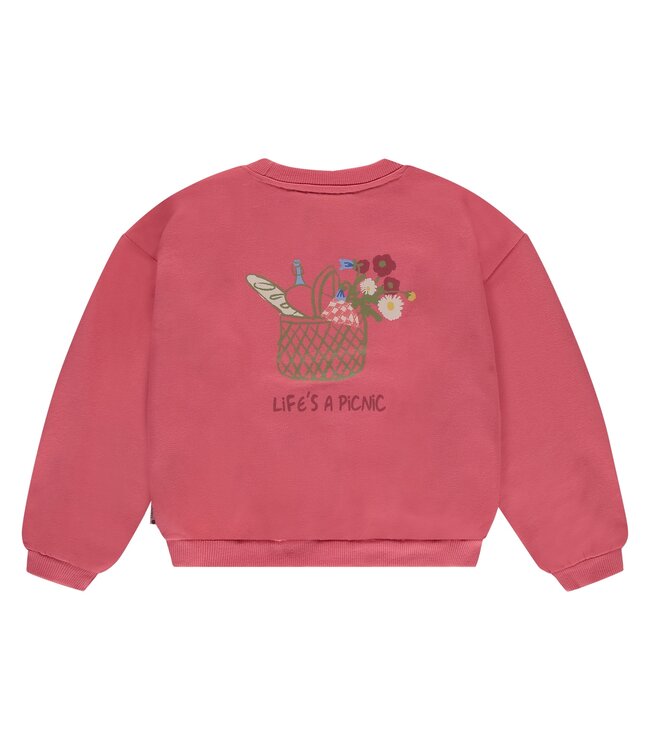 girls sweatshirt Pink by Stains & Stories
