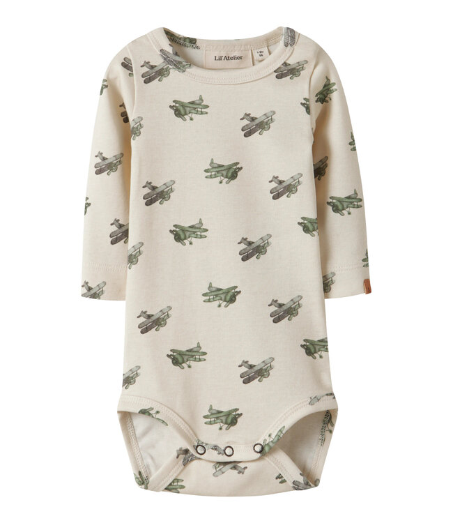 NBMLAYO GEU LS SLIM BODY LIL Coconut Milk AIRPLANE by Lil' Atlier