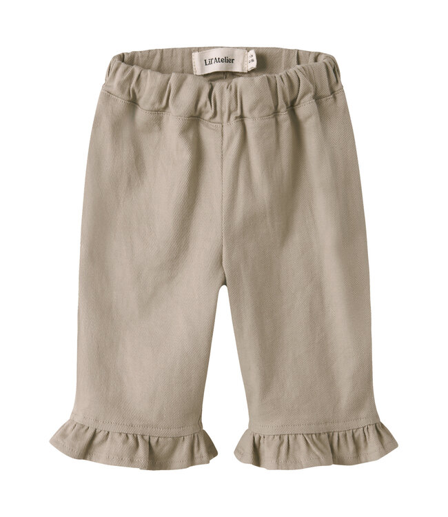 NBFDOREEN WIDE TWI PANT 9977-DH LIL Oxford Tan by Lil' Atlier