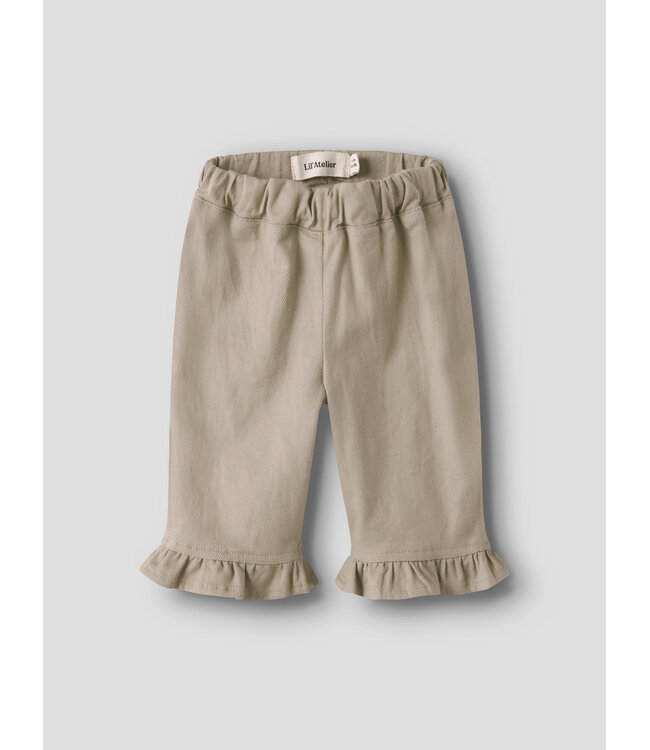 NBFDOREEN WIDE TWI PANT 9977-DH LIL Oxford Tan by Lil' Atlier