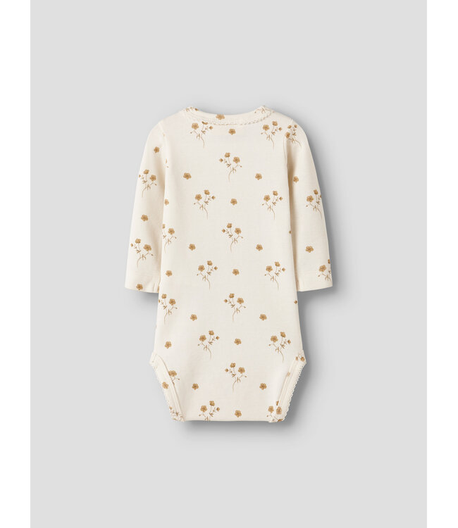 NBFLAYO SIG LS SLIM BODY LIL Coconut Milk FLOWER YELLOW by Lil' Atlier