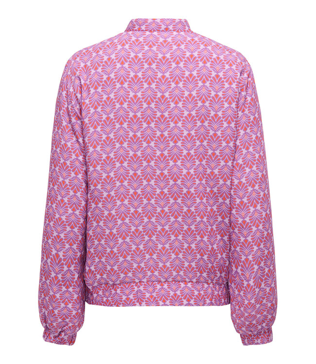 KOGBIANA AOP BOMBER CS OTW Roseate Spoonbill Dewberry by Kids Only