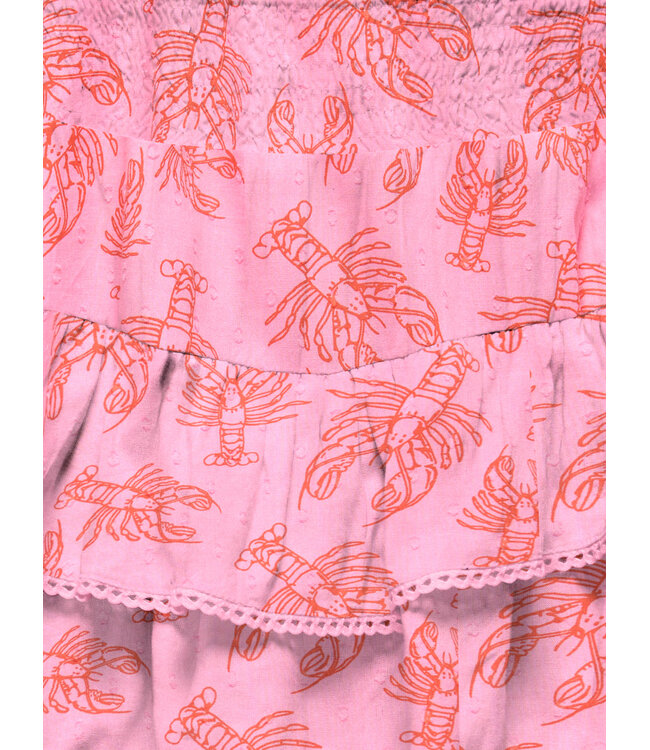 KOGGLOW LIFE TAPED EDGE SKORT AOP WVN Begonia Pink Lobster/Tiger Lily by Kids Only