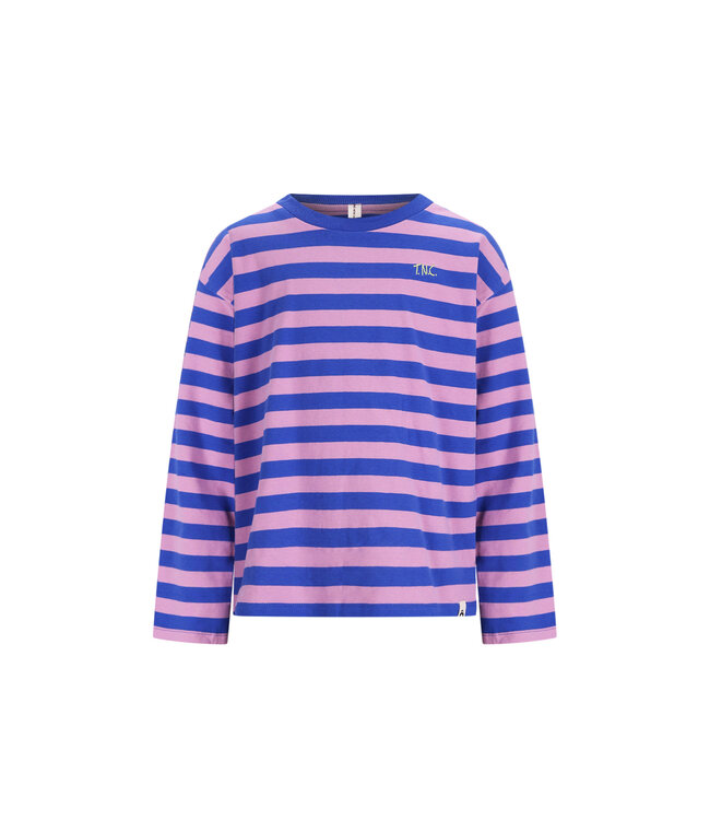 The New Chapter T-shirt Lou Blue Pink Stripes