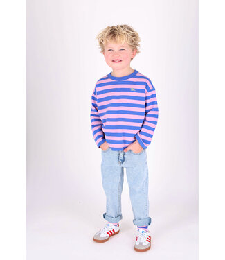 The new chapter The New Chapter T-shirt Lou Blue Pink Stripes