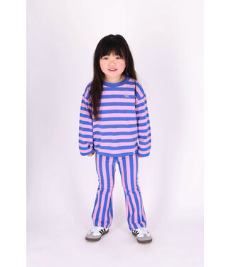 The new chapter The New Chapter flared pants Nena Blue Pink Stripes