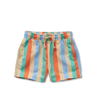 Sproet & Sprout Swim shorts multi stripes  Sand by Sproet & Sprout