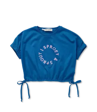 Sproet & Sprout Girls T-shirt Sproet  Sports blue by Sproet & Sprout