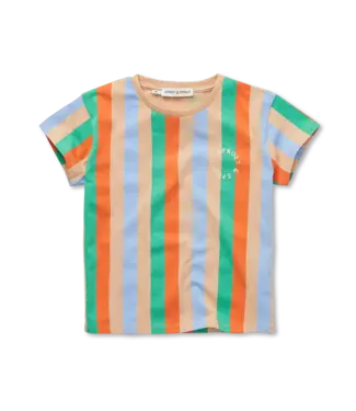 Sproet & Sprout T-shirt vertical stripes  Sand by Sproet & Sprout