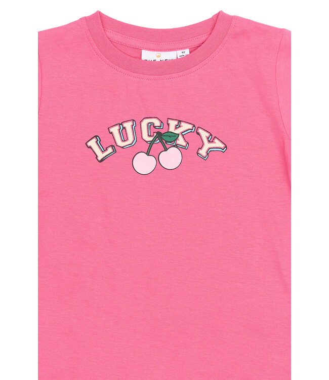 TNSTShelly S_S Tee Carmine Rose by The New