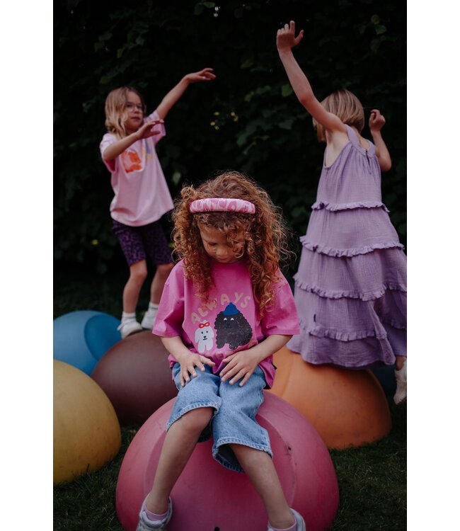 ALWAYS TOGETHER T-SHIRT ROSE REBEL  by Daily Brat