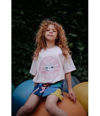 Daily Brat PEARLITA T-SHIRT FUCHSIA  by Daily Brat