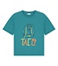 TACO T-SHIRT TEAL  by Daily Brat