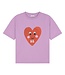 PATTY HEART T-SHIRT LILAVENDER  by Daily Brat