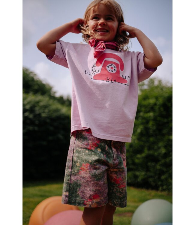 BLA BLA BLA T-SHIRT SUNNY VIOLET  by Daily Brat