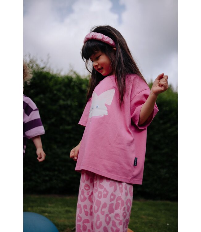 KITTY KAT T-SHIRT ROSE REBEL  by Daily Brat