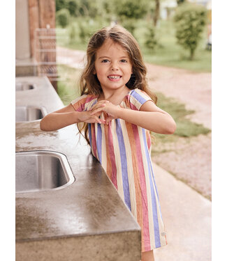 Daily7 Dress Striped  Heather Rose by Daily7