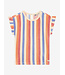 T-shirt Terry Striped Heather Rose by Daily7