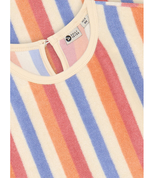 T-shirt Terry Striped Heather Rose by Daily7