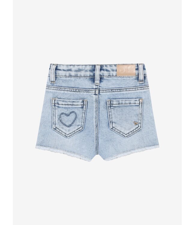 Denim Shorts Heart Blue Denim by Daily7