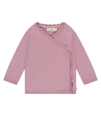 A tiny story baby cross body cardigan Rouge by a Tiny Story